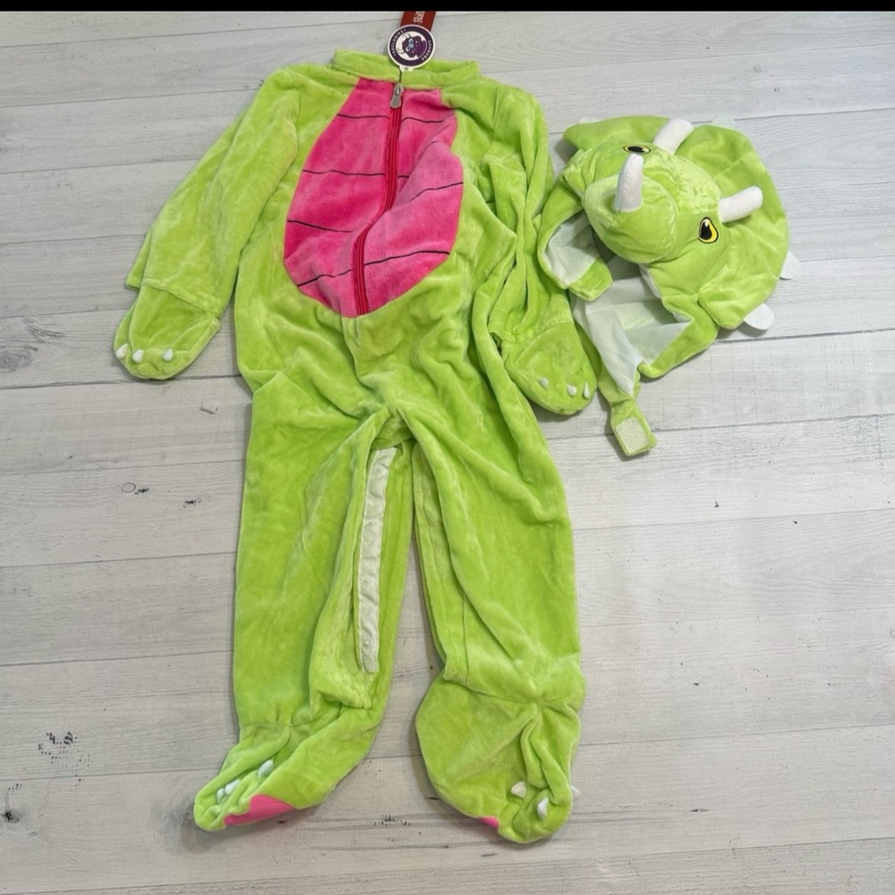 Halloween costumes kids triceratops dinosaur costume 12/18 months NEW - Picture 7 of 8